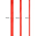 thumbnail image 2 of Cinta de raso roja Cinta de regalo navideña Cintas de 6 mm 10 mm 15 mm para manualidades Envoltura de regalos Decoraciones navideñas (22 m/rollo X 3 rollos) (Rojo), 2 of 5