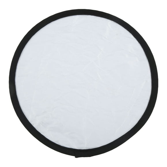 Photography Reflector, Make Picture Fuller Silver And White Reflector Portable 2 In 1 For Outdoor Lighting 30cm / 11.8in