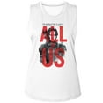 thumbnail image 1 of Hunger Games All Of Us White Women's Muscle Tank Top T-Shirt, 1 of 2
