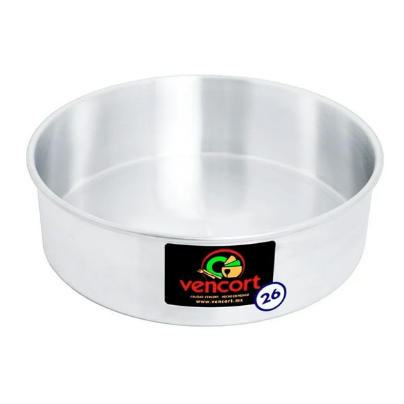 Molde Redondo Alto Aluminio 26 Cm Vencort