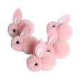 thumbnail image 3 of 5 Pieces Easter Bunny Plush Hanging Pendant Bunny Craft for Wedding Party Favors Gift Decoration Birthday , Pink, 3 of 8