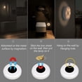 thumbnail image 5 of Bombillas LED superbrillantes, luz con sensor de movimiento para dormitorio, LED inalámbrico alimentado por batería con sensor de movimiento y luz PIR, 20 lúmenes brillantes, encendido y apagado, 5 of 5