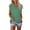 Green, variant on snilers Women's T Shirts Short Sleeve Eyelet V Neck Basic Tunic Tops Loose Fitted Breathable Dressy Casual Summer Blouses Multicolour