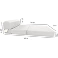 thumbnail image 4 of Sleeper Chair Folding Bed, Studio Sofa Guest Folded Mattress, High Density Foam (70 x 36 x 6, White), 4 of 11