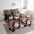 thumbnail image 3 of Feelyou Rustic Farmhouse Floral Bedding Comforter Set 7pcs, Retro French Style Queen Bedding Sets, Romantic Garden Flower Reversible Queen Sheet Sets, Microfiber Bedroom Decor, 3 of 7