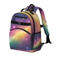 thumbnail image 2 of Colorful Tie Dye Nebula Pattern Backpack for School,Cute School Bag,Schoolbag with Adjustable Shoulder Straps & Padded Back,15.25"x11.5"x5.25", 2 of 5