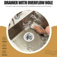 thumbnail image 4 of Hytrove 1Jgo Colador Para Fregadero De Cocina Con Tapón Y Cadena Inoxidable Plateado, 4 of 7