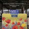 thumbnail image 3 of High Precision Body Weight Scale Smart Bathroom Scales with Large LCD Display(400lbs),Decorative for Bedroom-Red Poppies And Purple Lavender In The Field, 3 of 4