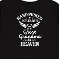 thumbnail image 4 of Inktastic Handpicked for Earth By My Great Grandma in Heaven Boys or Girls Long Sleeve Toddler T-Shirt, 4 of 5