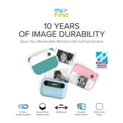myFirst Insta 2 Blue Camera Bundle, with Thermal Paper and Color Thermal Stickers