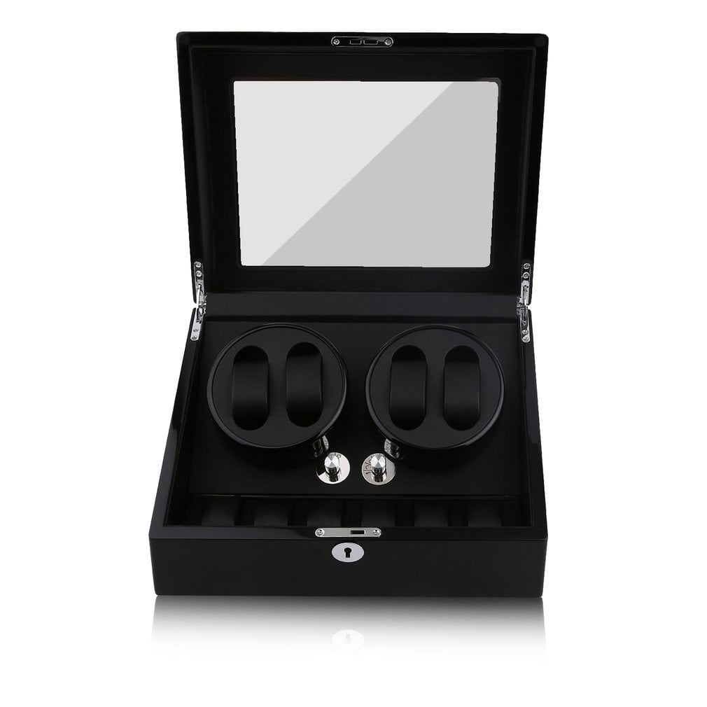 OCDAY Watch Winder with Quiet Motors, Black