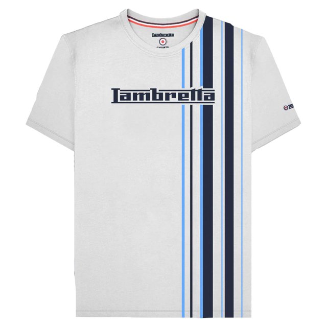 Lambretta Mens SS25 Racing Stripe T-Shirt