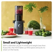Hurom Cold Press Juicer Machine, H310 Easy Clean Slow Juicer (Charcoal)