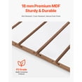 thumbnail image 3 of VEVOR Slat Wall Paneling,4 x 4 ft, MDF Garage Slatwall with Modular Design,White Slat Wall Easy-to-Install Adjustable Slatwall Panel with Coupling Structure & DIY Cutting,Fits for Storage & Display, 3 of 9