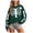 Green, variant on Women Halloween Skeleton Rib Cage Sweatshirt Crewneck Casual Sweatshirt Long Sleeve Front Back Print Pullover Tops (Pink, XXL)