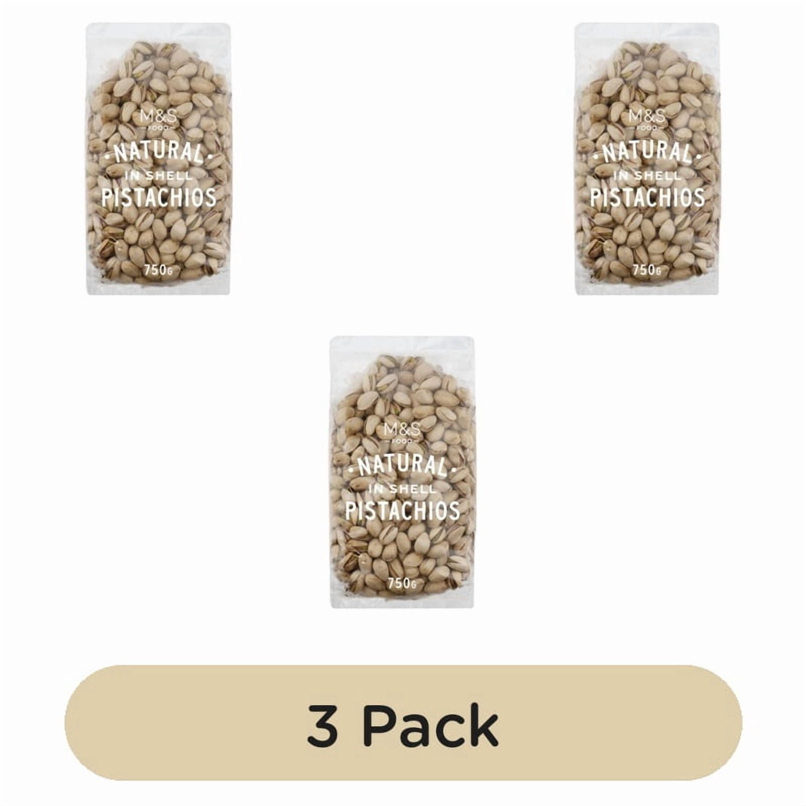 M&S In Shell Pistachios 750g, British Import (Pack of 3)