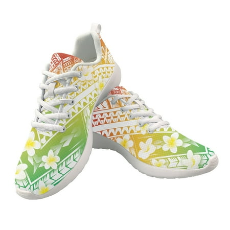 

Sport Shoes Men Running Shoes Hawaiian Print Lightweight Breathable Sneakers Male Trainers Footwear Women Outdoor Walking Shoes
