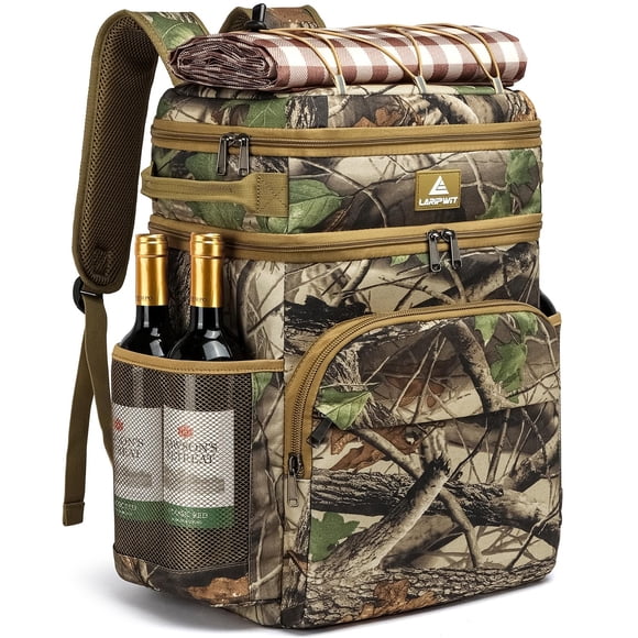 Mochila térmica Laripwit, 54 latas, aislante, a prueba de fugas, 34 x 22 x 45 cm