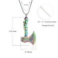 thumbnail image 2 of Thor Axe Urn Necklace for Ashes for Women Men Viking Axe Memorial Pendant Urn Necklace for Loved One Ashes Holder, 2 of 6
