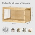 thumbnail image 5 of Mewoofun Large Hamster Cage Wooden Hamster Cage for Syrian Hamster Without Accessories,Front-opening 39.4" L X 19.7" W X 19.7", 5 of 7