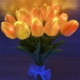 thumbnail image 4 of 10pcs Artificial Tulips Flash Led Light For Garden Home Decor Wedding Banquet Gift, 4 of 13