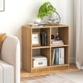 thumbnail image 4 of Costway Kids Toy Storage Organizer 4-Cube Wooden Display Bookcase with Anti-toppling Device Natural, 4 of 10