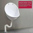 thumbnail image 2 of Waterless Wall-Mounted Urinal - Anti-Odor Urine Diverter, High-Efficiency Drain Design, Easy Installation for Home Outdoor Bathroom, 2 of 5