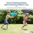 thumbnail image 4 of Kids Water Toy Handheld Large Capacity Long Range Press with Inflator Inflatable Shark Summer Water Toy Outdoor Beach Dinosaur, 4 of 5