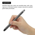 thumbnail image 3 of 5pcs Stylus Pens for Touch Screens with 2 Extra Tips Capacitive Stylus Universal Tablet Pen, Black, 3 of 6
