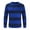 Blue, variant on Fall Sweaters for Men Clearance, Autumn Winter New Round Neck Color Matching Personality Trend Men's Striped Sweater