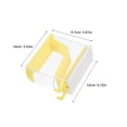thumbnail image 2 of COOPHYA Distributeur de Rouleau de Coton Jaune avec Pression pour Distribuer et Fenêtre Transparente pour un Rangement Facile, 2 of 7