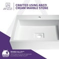 thumbnail image 3 of Anzzi Ls-Az519 Alcea 23-5/8" Stone Composite Vessel Bathroom Sink - White, 3 of 5