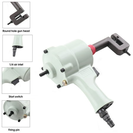 

SUDEG Air Hole Puncher Pneumatic Punching Gun 6mm Metal Advertising Word Puncher 708kg