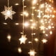 thumbnail image 3 of Autorización：3.5M 96LED Copo de nieve Cortina de luz Enchufe en cadena Luz LED Hada Luz de noche, perfecto para la decoración del banquete de boda de Navidad Araña - Blanco cálido / multicolor Adepaton 2034514-1, 3 of 9