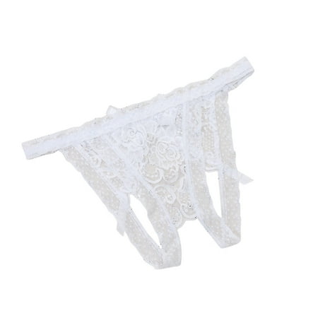 

cuitcosohg High Rise Underwear Women Women Underwear Lace Perspective Sensuality Crotchless Hollow Underpant nylon Lace Thong Plus Size Panties