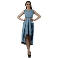 thumbnail image 4 of Moomaya High Low Dresses Girls Wrap&nbsp;Dress&nbsp;Midi Sleeveless Party Dresses, 4 of 6