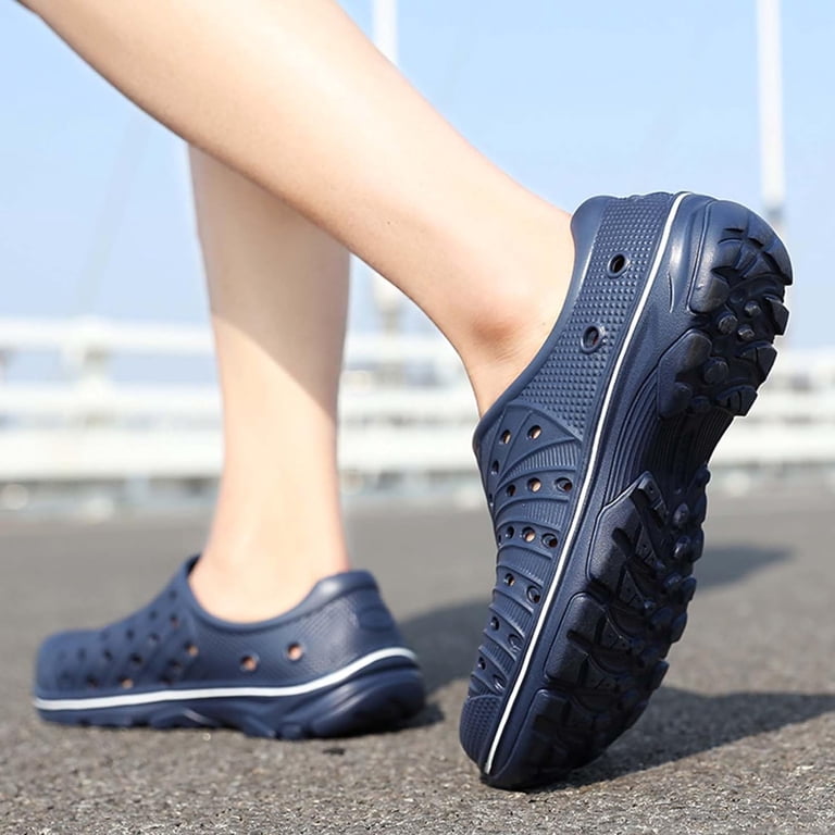 Mens Garden Clogs Shoes Outdoor Breathable Slip on Soft  display picture 1