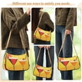 thumbnail image 4 of FORMRS Womens Shoulder Bag with Chain Strap Clutch Purse Cute Tote Handbag, Orange Cocktails, 4 of 7