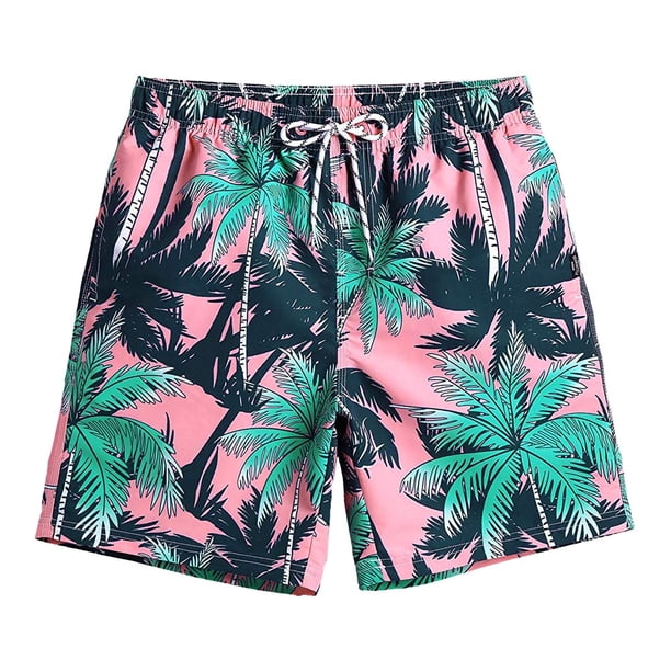 Pantalones cortos casuales de verano con cordón y teñido anudado para hombre, para hacer ejercicio, correr, playa
