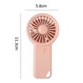 thumbnail image 2 of El mini ventilador portátil de mano se puede colgar en el bolsillo de la mochila. Ventilador pequeño de carga USB. MFZFUKR BST3023880-1, 2 of 6
