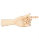 thumbnail image 3 of Seguro marioneta de mano de madera larga vida útil modelo de mano de madera para artistas estudiantes dibujo pintura, 3 of 8