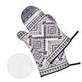 thumbnail image 2 of ZICANCN Oven Mitts and Pot Holders Sets, Aztec Retro Indian Geometric Baking Sets Kitchen Heat Resistant 4 Pieces, 2 of 8