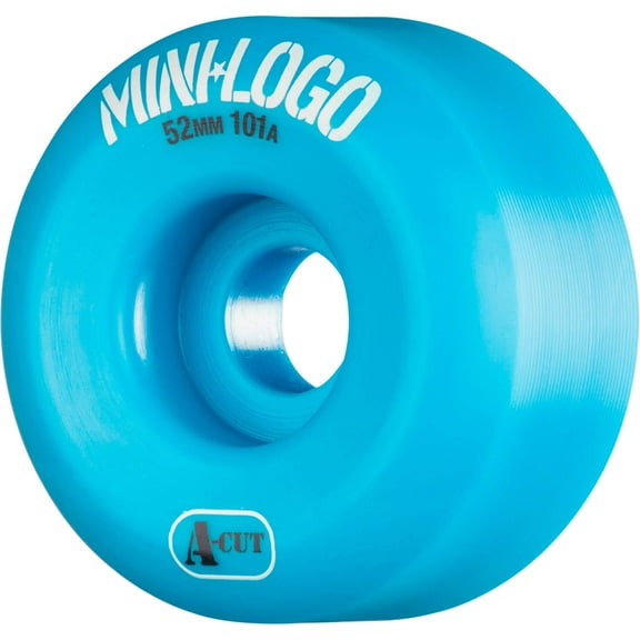 Mini Logo A-Cut Skateboard Wheels 101a 52mm Blue