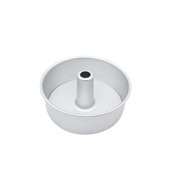 6Inch/8Inch Angel Food Cake Pan With Removable Bottom Aluminum Round Tube Pan Chiffon Cake Baking Tin Removable Bottoms Flat & Tube Anodized Aluminum Alloy Rustless Angel Cake One Size Gift