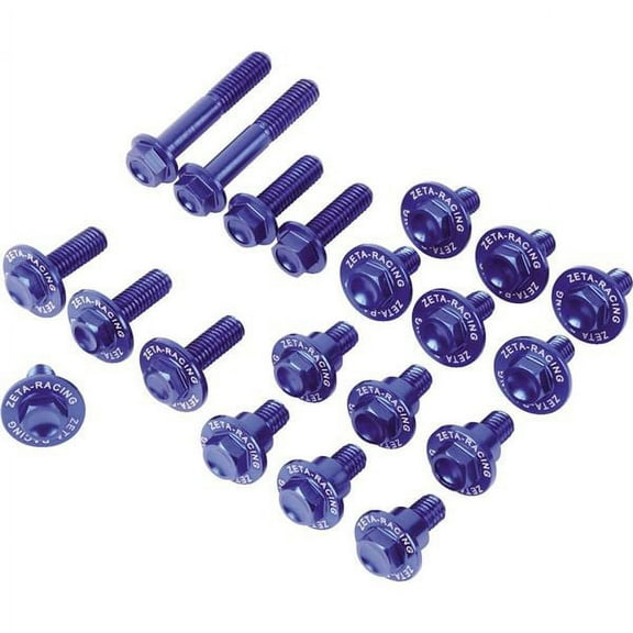 Zeta ZE88-5546 Aluminum Body Bolt Kit - Blue