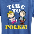 thumbnail image 3 of Peanuts - Time To Polka - Women's Short Sleeve Graphic T-Shirt, 3 of 6
