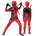thumbnail image 2 of Traje de guardaespaldas de Deadpool, disfraz de Spiderman, mono de cosplay para niños, Spider Man, Miles Morales, superhéroe, Halloween, carnaval, 2 of 5