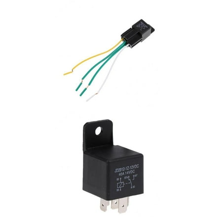SplitCharge 12V 40AMP 5-PIN Automotive Relay – Heavy Duty, Fixed Bracket, Pack Of 5