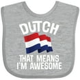 thumbnail image 3 of Inktastic Dutch Pride Netherlands Flag Boys or Girls Baby Bib, 3 of 4