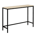 thumbnail image 5 of Tcbosik Console Table, 41 inch Sofa Table, Narrow Entryway Table with Metal Legs for Living Room, Hallway, Foyer, Light Walnut, 5 of 6
